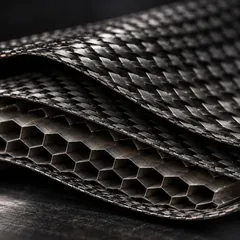 Layered composite panel edge