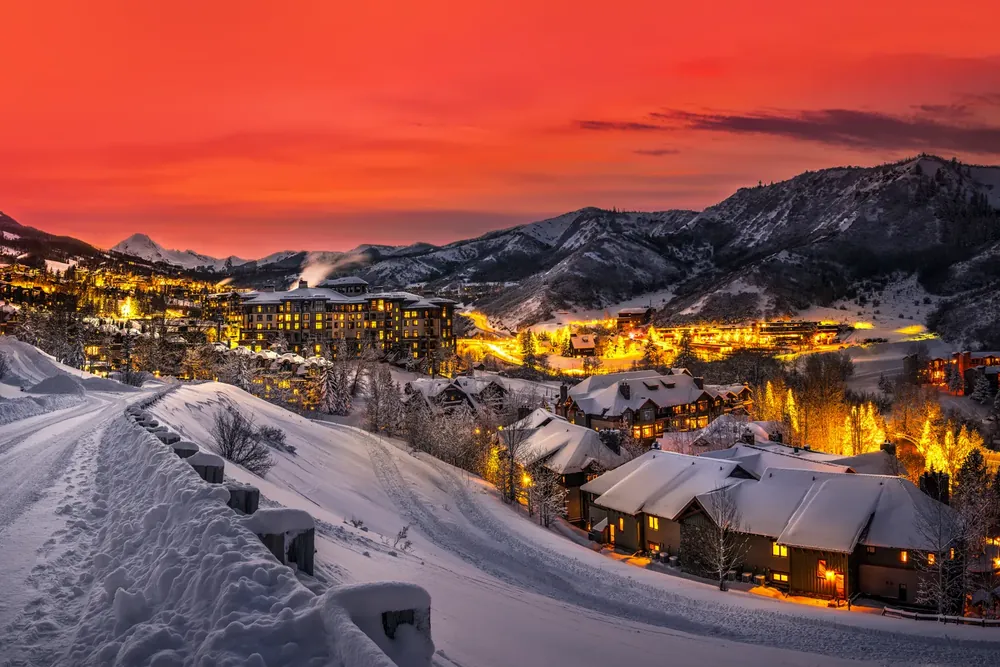 Aspen at sunset
