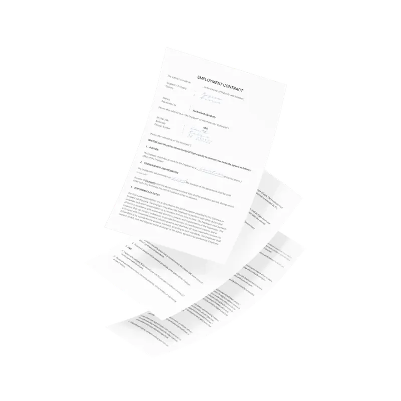 Agreement and payment