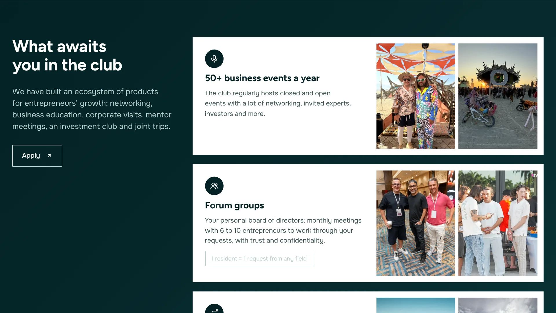 Revenew: what awaits you in the club, events, forum groups and tours